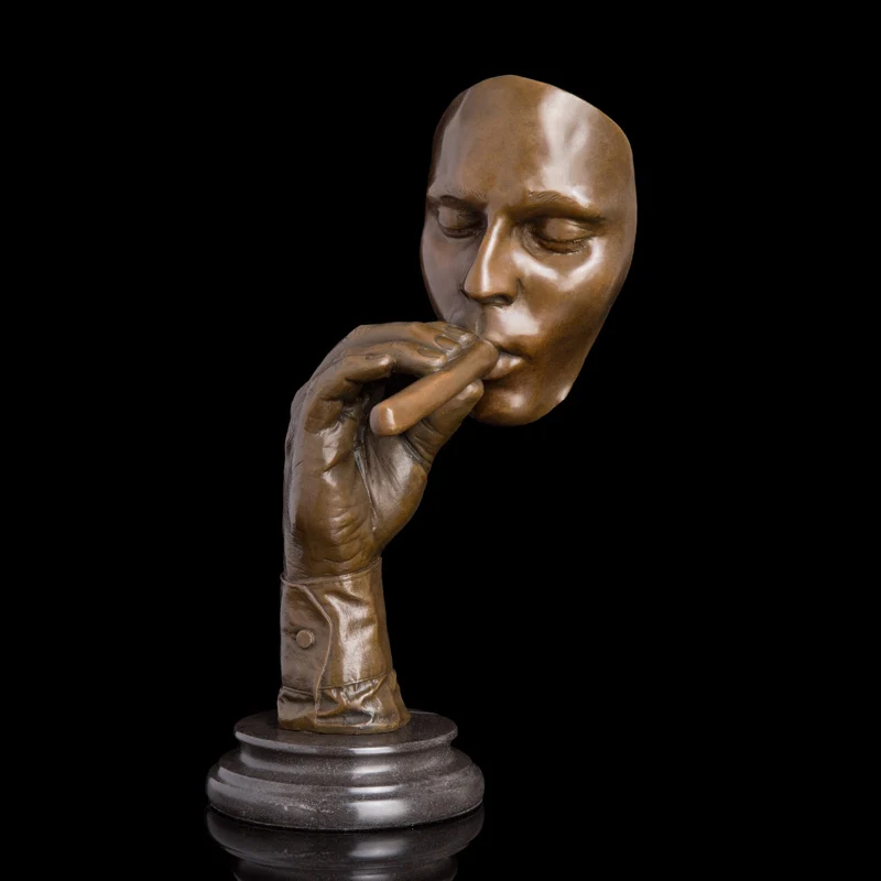 Искусство ремесла медные бронзы ремесло Европейская Подарочная сигара человек