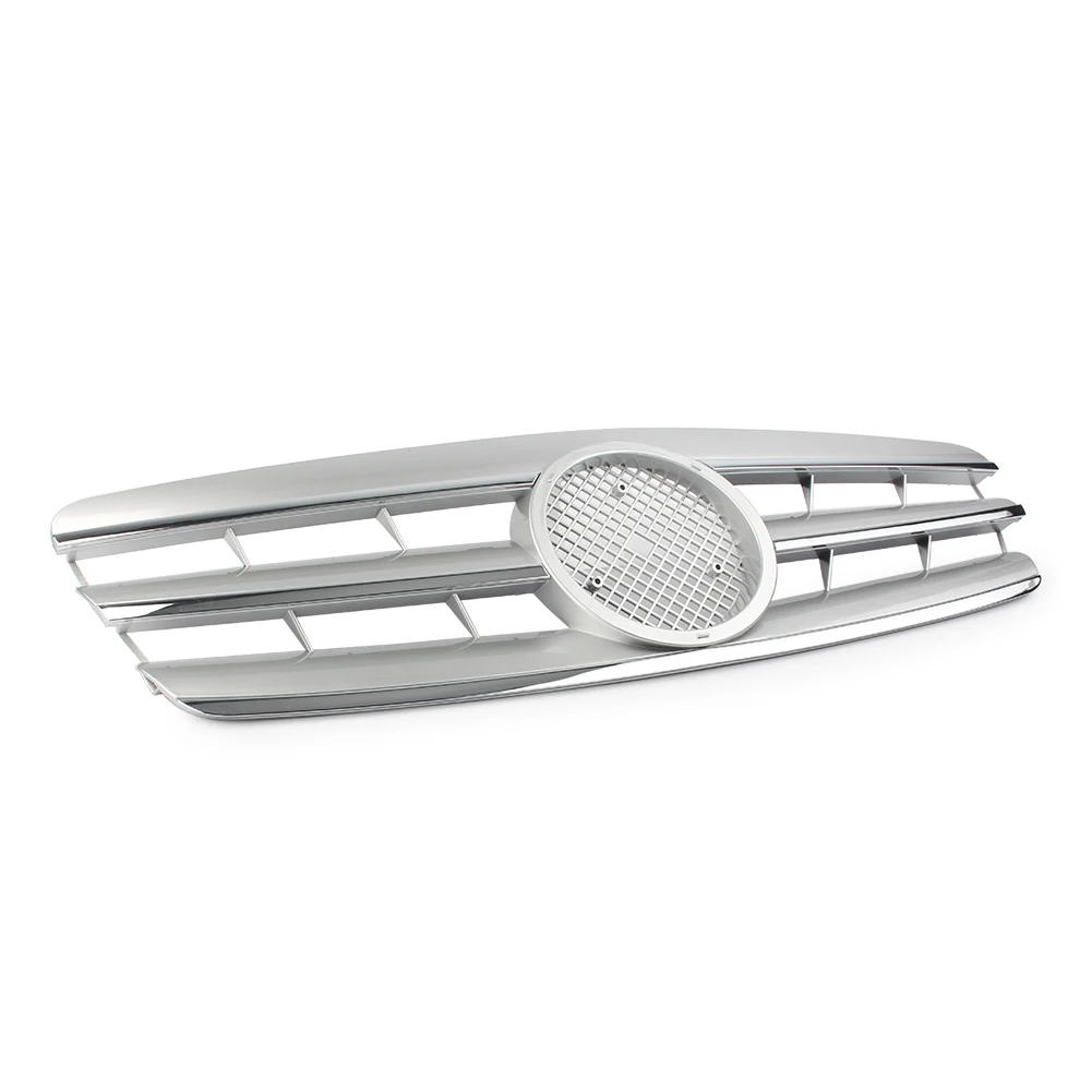 Передняя решетка верхняя для Mercedes Benz W203 C280 C320 C240 C200 C Class 2000 2001 2002 03 2004 2005 2006 хром из