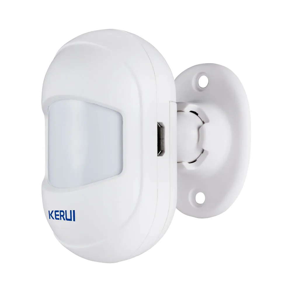 1pcs Motion Detector KERUI беспроводной мини небольшой подвижный угол домашней безопасности охранный PIR инфракрасный детектор движения для G18 WG11 wifi GSM сигнализация - Цвет: 1pcs Motion Detector