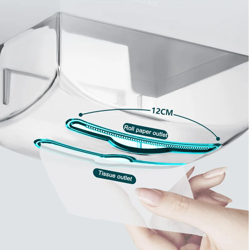 ONEUP портативный держатель для туалетной бумаги пластиковый двухслойный ящик