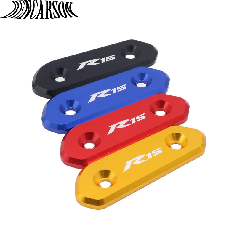 

Motorcycle Mirror Base CNC Aluminium Alloy Trim Decorate Accessories Refit Accessories Mirrors Gold Red Blue For Yahama R15 R 15