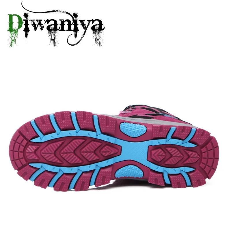 Новинка зимние женские Треккинговые водонепроницаемые ботинки с высоким берцем