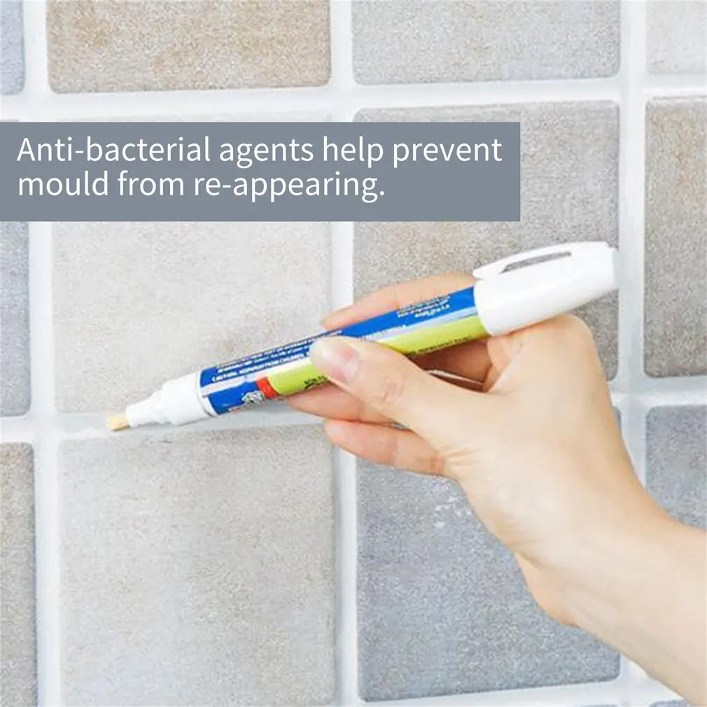 

Tile Repair Pen Refill Wall Gap Grout Refresher Marker Odorless Non Toxic For Tiles Floor Kitchen Bathroom Cleaner