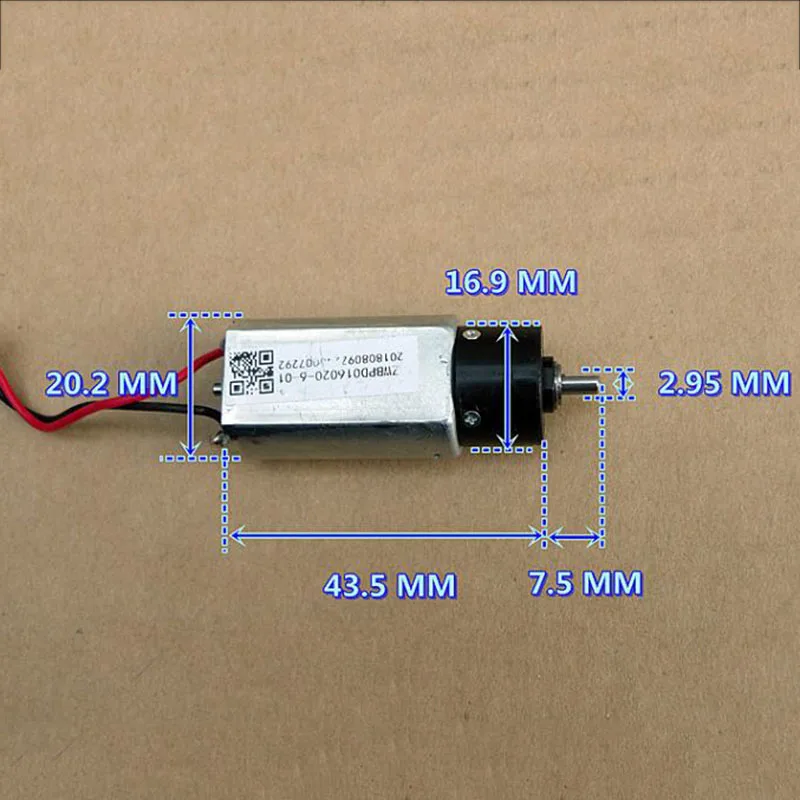 Планетарный редукторный двигатель Micro 180, постоянный ток, 3 в, 1300 об/мин, высокоскоростной бесшумный двигатель, пластиковый редуктор с высоким крутящим моментом