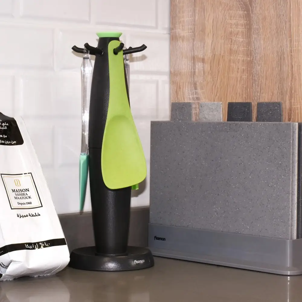 Fissman кухонный инструмент подставка для лопатки ложка с поворотом кронштейн