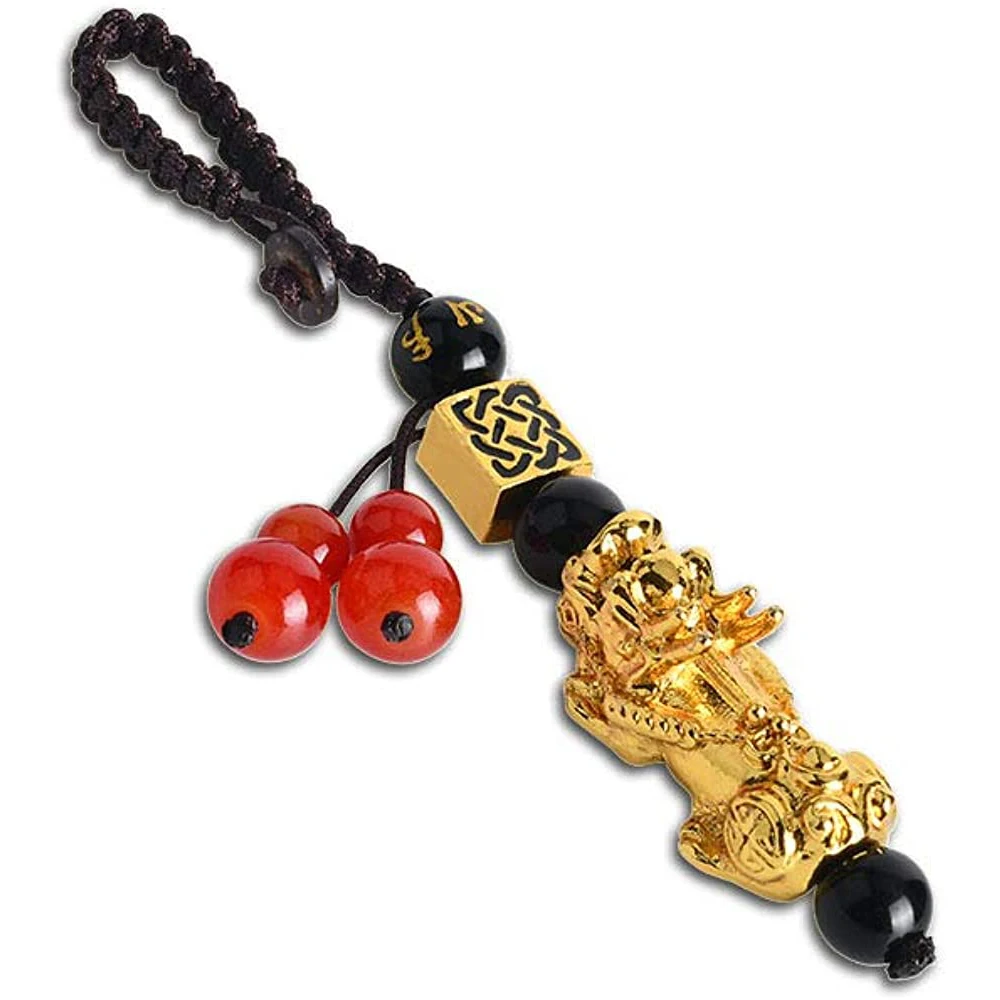 Pendant Charms Pixiu Beast Bring Lucky and Wealth Chinese Fengshui Charm Car Key Pendants Keychain Bag Bracelet Accessories