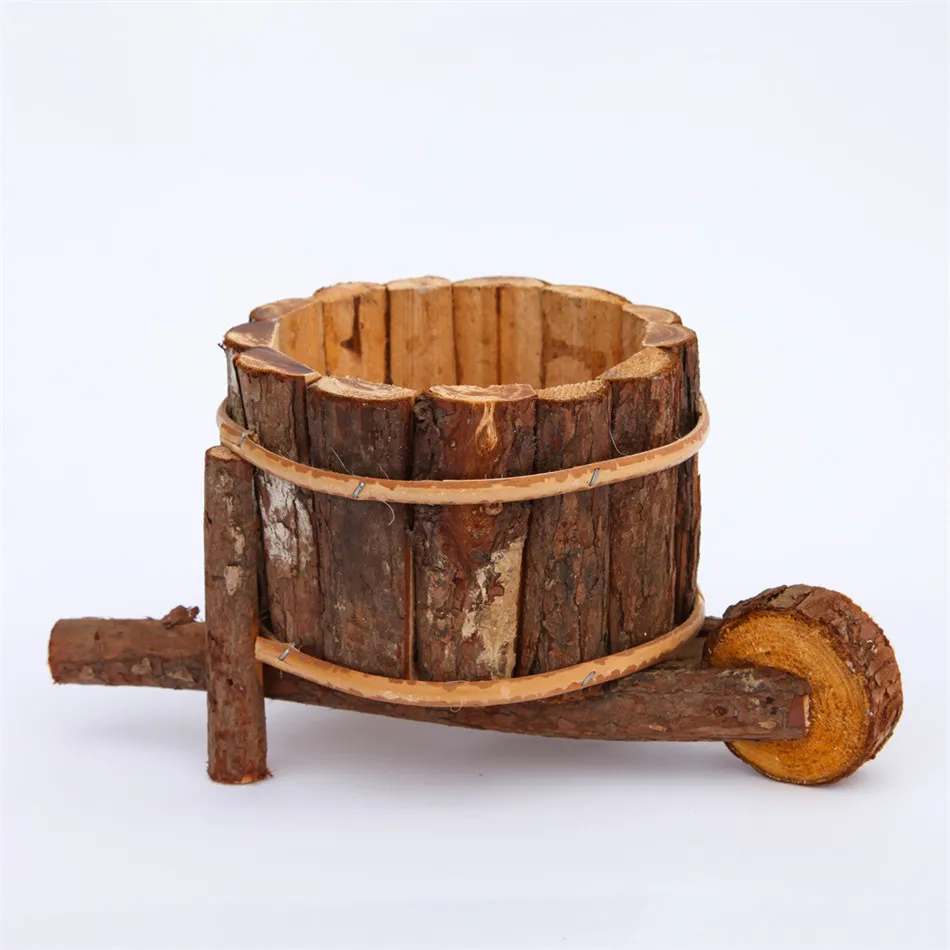 Деревянный цветочный горшок креативная комбинация цветов для магазина