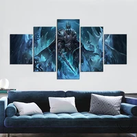 the lich king world of warcraft game theme oil painting canvas background for boys unframed