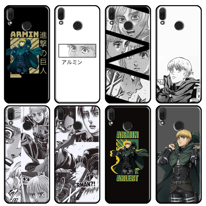 Armin Arlert атака на Титанов мягкий чехол для Huawei Y7A Y6P Y5P 2020 Y3 II Y9 Y7 Y5 Y6 Prime 2018 2017 2019 Nova 3i 5T