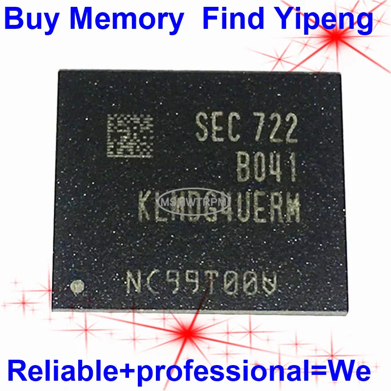 Флэш-память KLMDG4UERM-B041 153FBGA EMMC 5,1 128 ГБ KLMDG4UERM