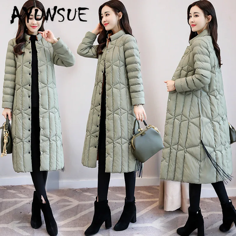 AYUNSUE зимнее пальто женская одежда 2020 парка Корейская теплая куртка женские