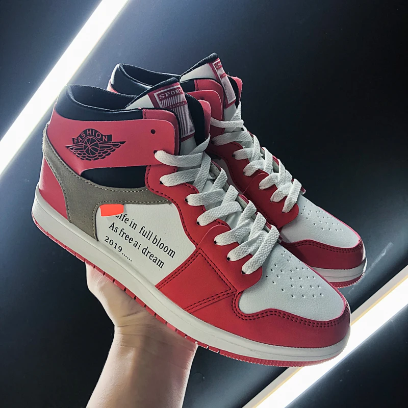 Official Men Casual Shoes Sport JD 1 Chicago AJ Sneakers Trainers Off Color White Ankle Boots Max Size US 12 Man | Обувь