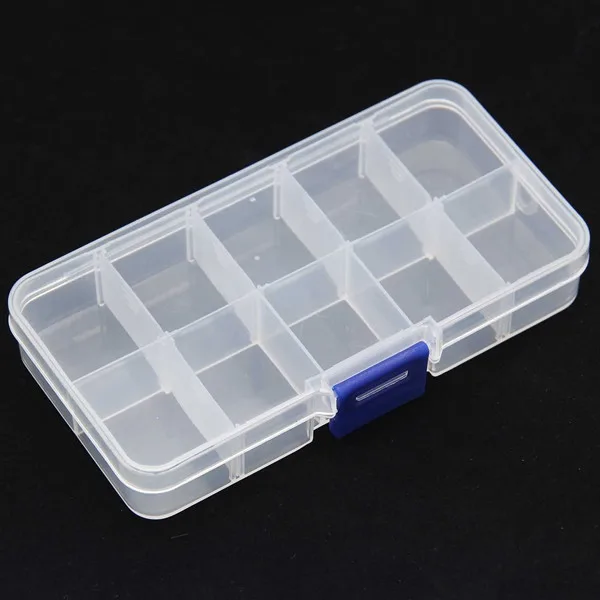 Новый Идеальный футляр для хранения драгоценных камней 10 ячеек | Дом и сад