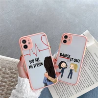 greys anatomy youre my person phone case for iphone 12 11 mini pro xr xs max 7 8 plus x matte transparent pink back cover