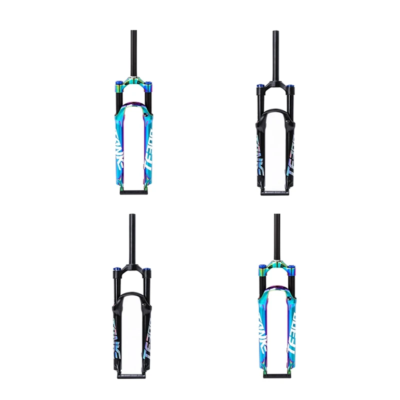 

Передняя воздушная вилка TANKE MTB, подвеска для велосипеда, амортизатор, дисковый тормоз, Конические Вилки 110 мм, цилиндрический вал