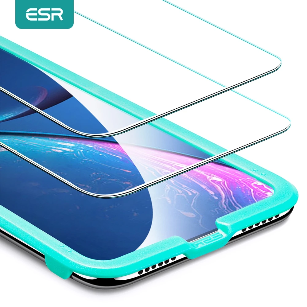 ESR Защита экрана для iPhone 11 Pro Max SE 2020 закаленное стекло XR XS стекло|Защитные стёкла и