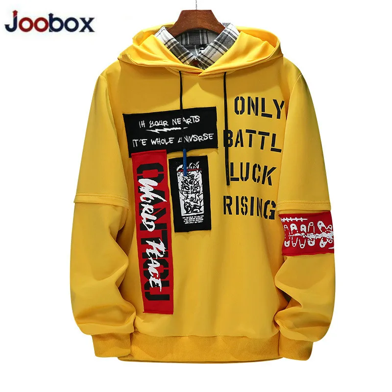 Новинка 2020 Брендовые мужские толстовки с капюшоном и буквенным принтом