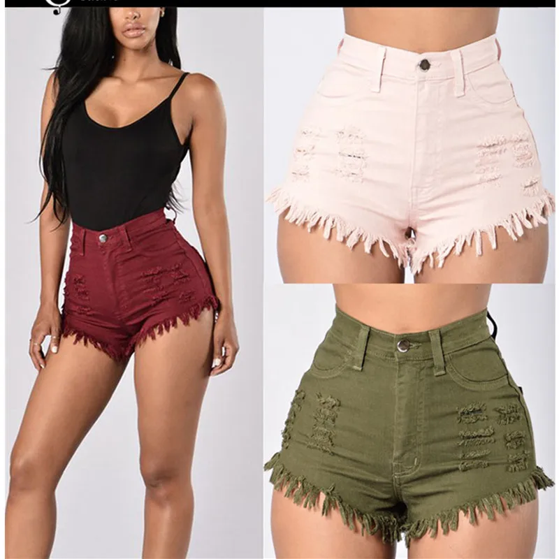 Новинка 2019 летние высококачественные модные повседневные джинсовые шорты для