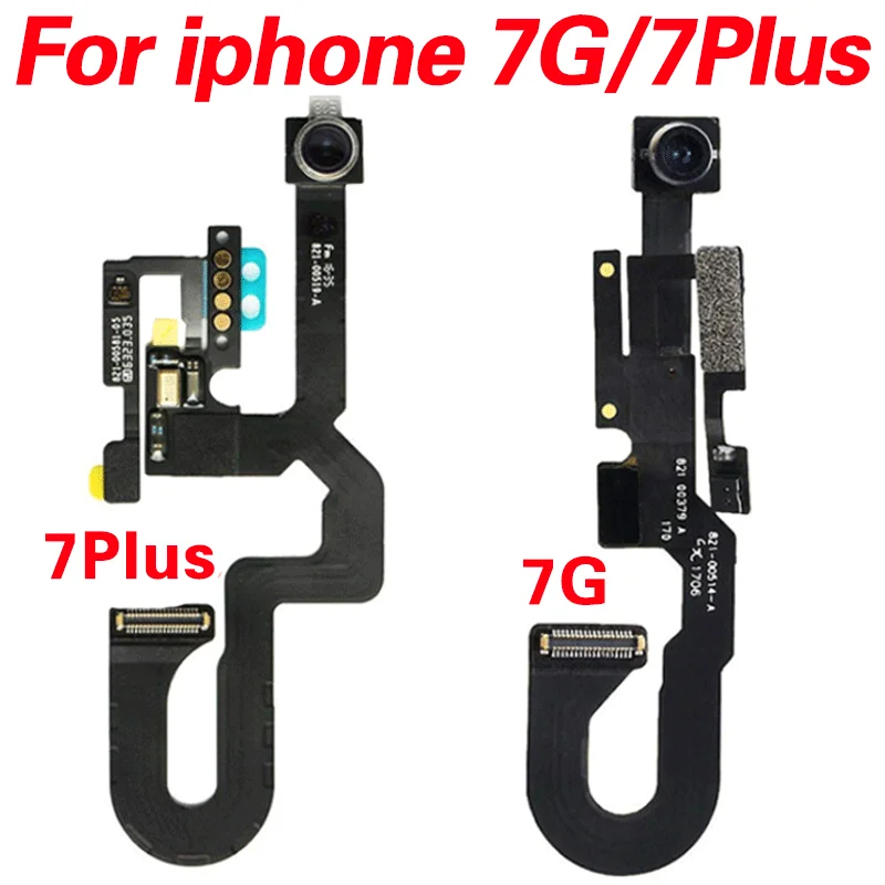 

wholesale 10Pcs/For iPhone 7 Plus Front Camera Flex Cable Module For iPhone 7 Facing Small Camer Proximity Replacement Original