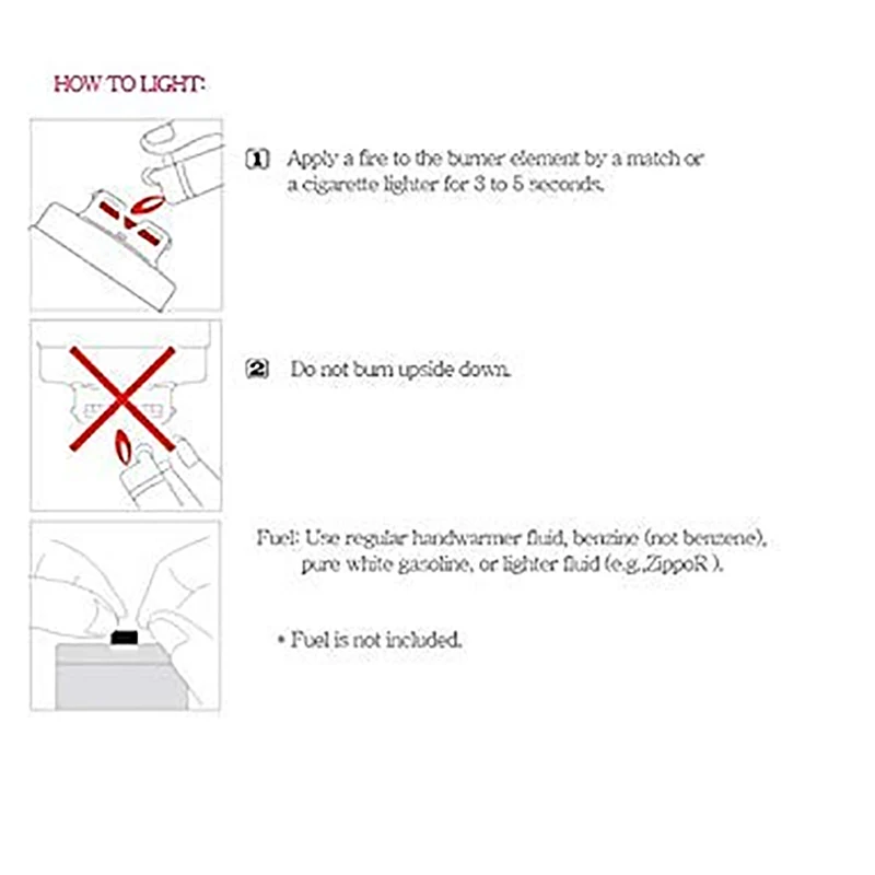 Карманный подогреватель для рук многоразовый топлива из нержавеющей стали