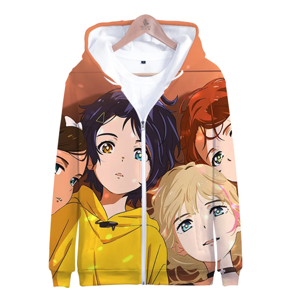 

Куртка Мужская/женская с 3D-принтом аниме, верхняя одежда с молнией, от 2 до 14 лет