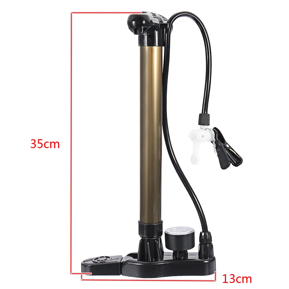 

Bicycle Basketball Football Air Pump Inflator Manometer with Pressure Gauge