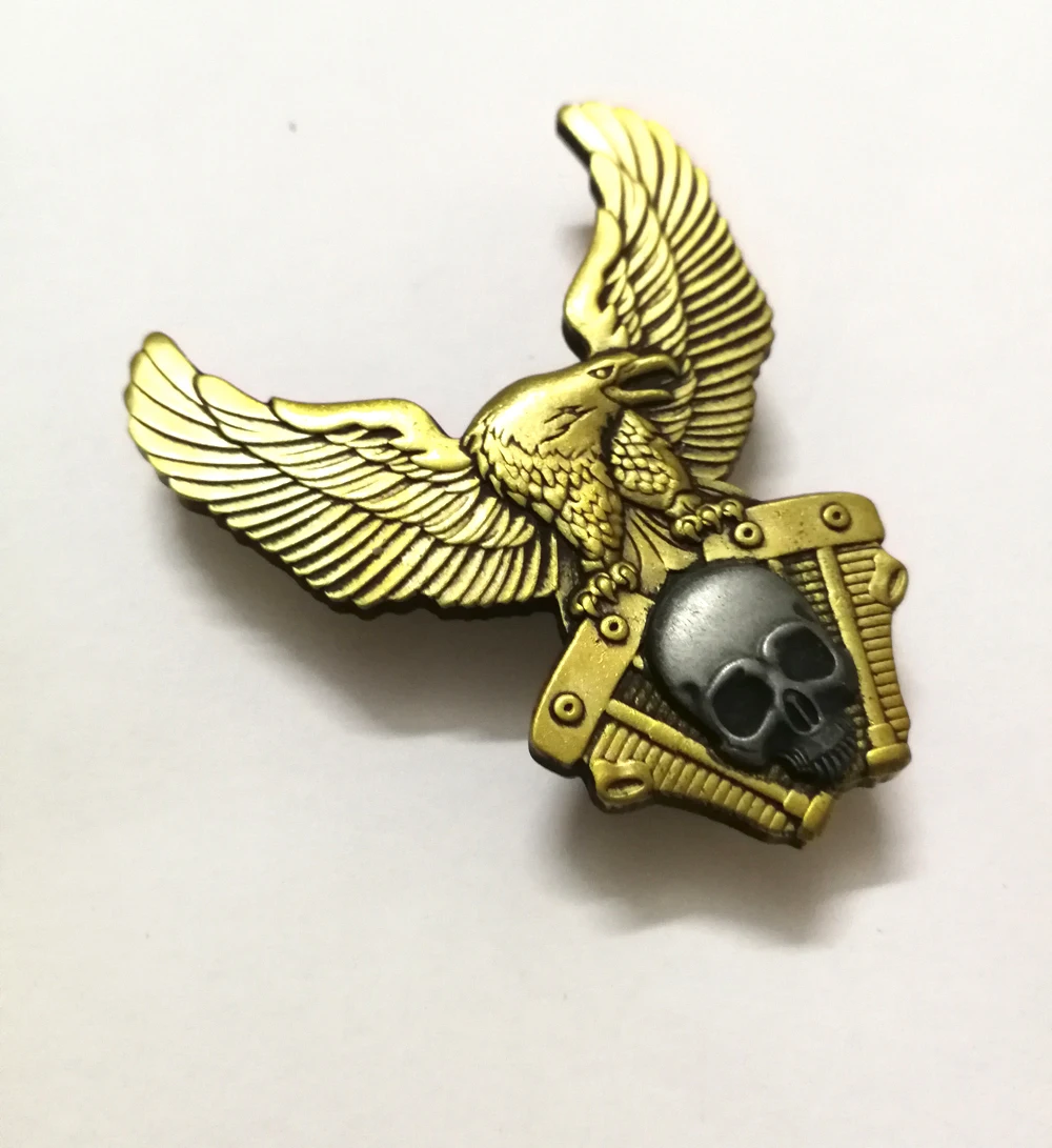 Двигатель Байкер риэр Орел двигателя броши для одежды жилет обувь поясная сумка