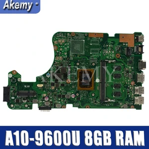 samxinno for asus x555q a555q x555qg x555qa x555bp x555ba laotop mainboard x555qa motherboard w a10 9600u 8gb ram free global shipping