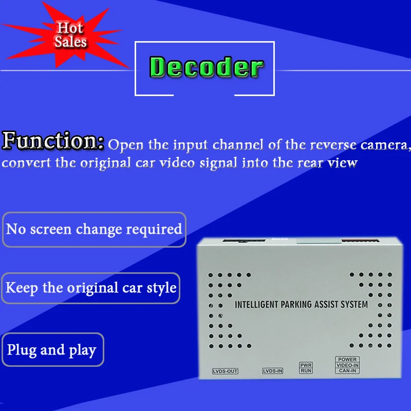 Декодер задней передней камеры для Land Rover Discovery 5 L462 2017 ~ 2020 интерфейсная система