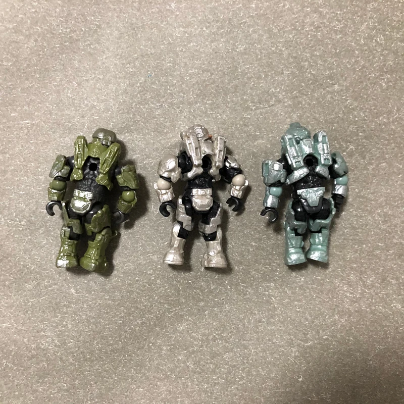 Mega Bloks thaux Halo UNSC DYH87 Синяя команда главный 3 фигурки * новые неиспользованные
