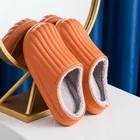 Женские домашние тапочки без шнуровки, плюшевые Водонепроницаемые зимние домашние тапочки, женские теплые домашние тапочки на платформе для влюбленных пар, 2022