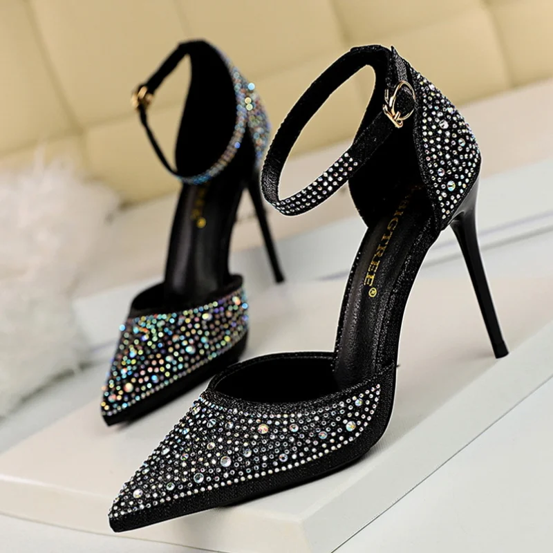 Женские туфли на шпильке классические женские свадебные вечерние с