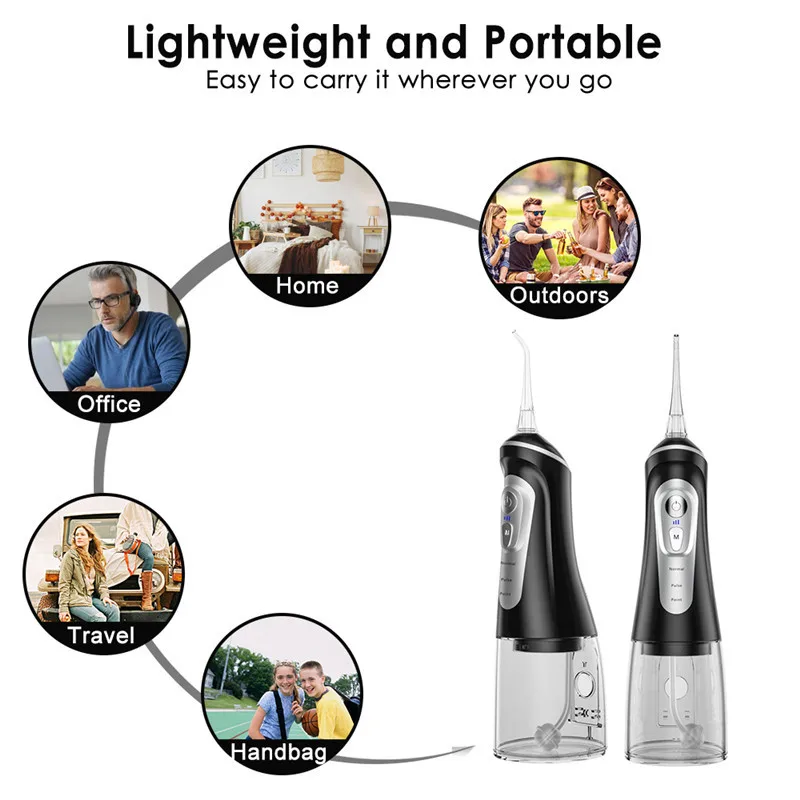 Электрический ультразвуковой ирригатор для полости рта Портативный