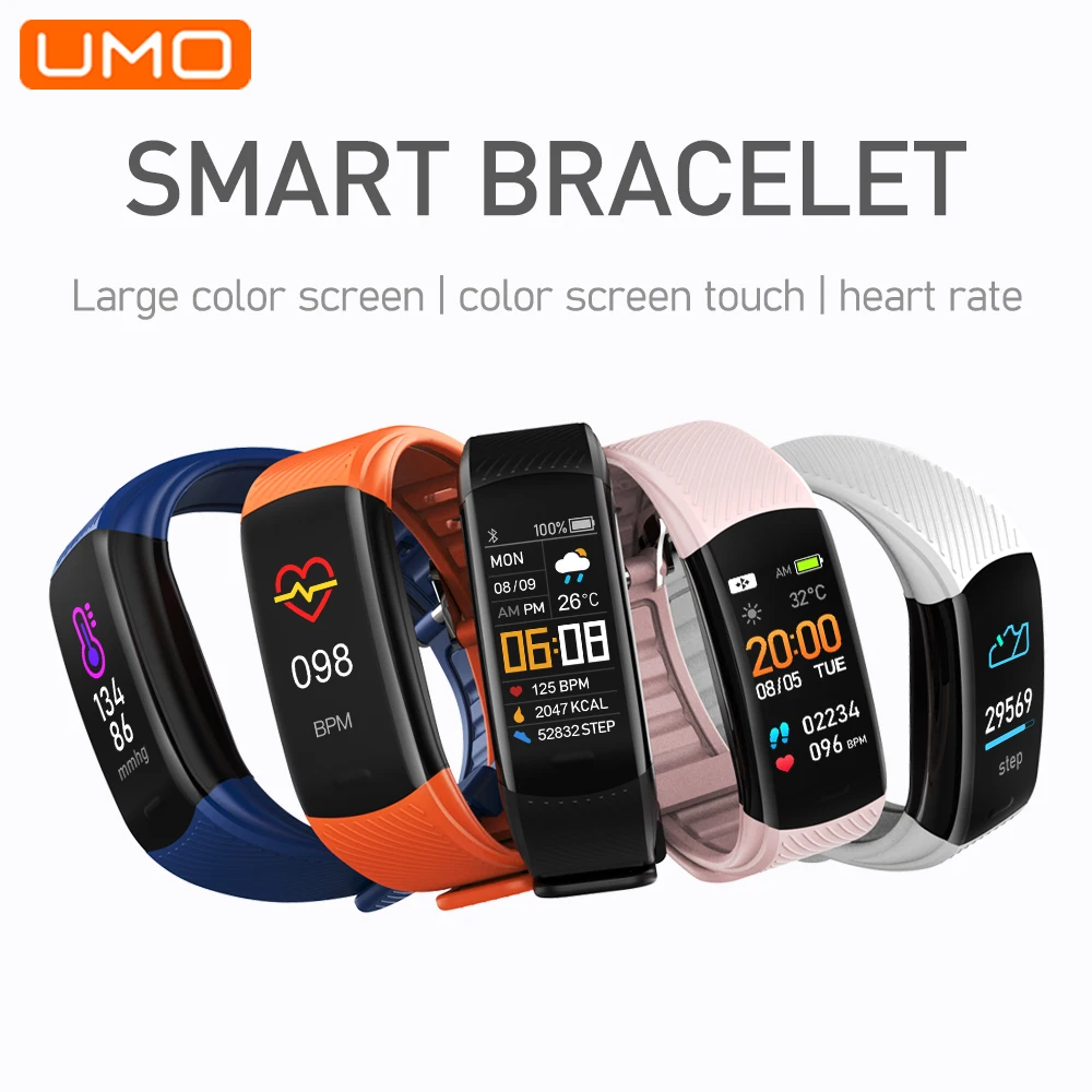 

UMO C5S Smart Watch Sport Bracelet Bluetooth Fitness Tracker Waterproof Wristband Men Women Smartband For Android IOS Phone