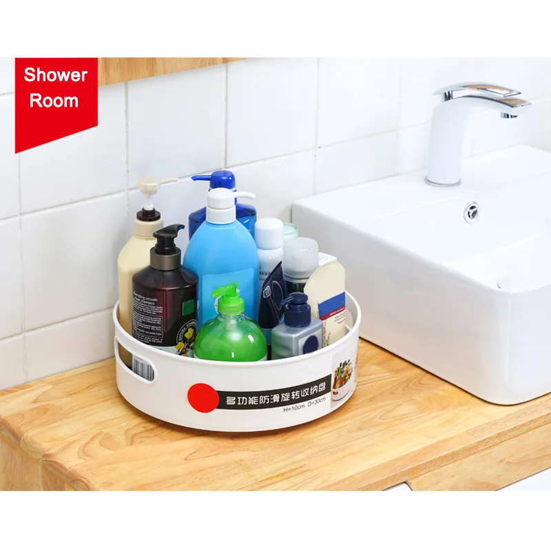 Нескользящий вращающийся на 360 градусов контейнер для хранения органайзер