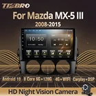 Автомагнитола Tiebro 2DIN Android 10 для Mazda MX-5 III 3 NC 2008-2015 IPS экран Авторадио GPS навигация Автомобильное видео Bluetooth плеер