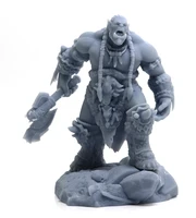 124 75mm 132 56mm resin model kits orc warcraft warrior figure unpainted no color rw 106