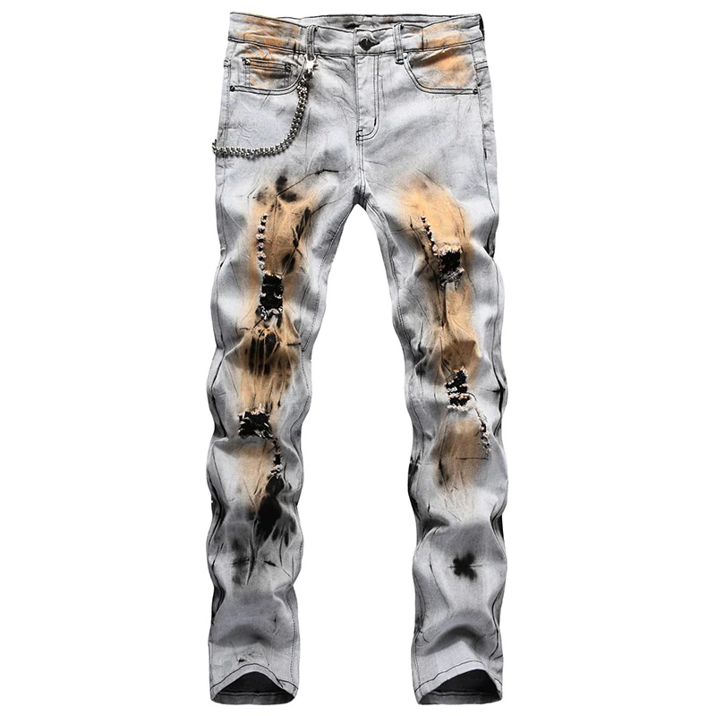 

Новинка 2021, Модные Дизайнерские повседневные джинсовые брюки, женские брюки 42 дюймов