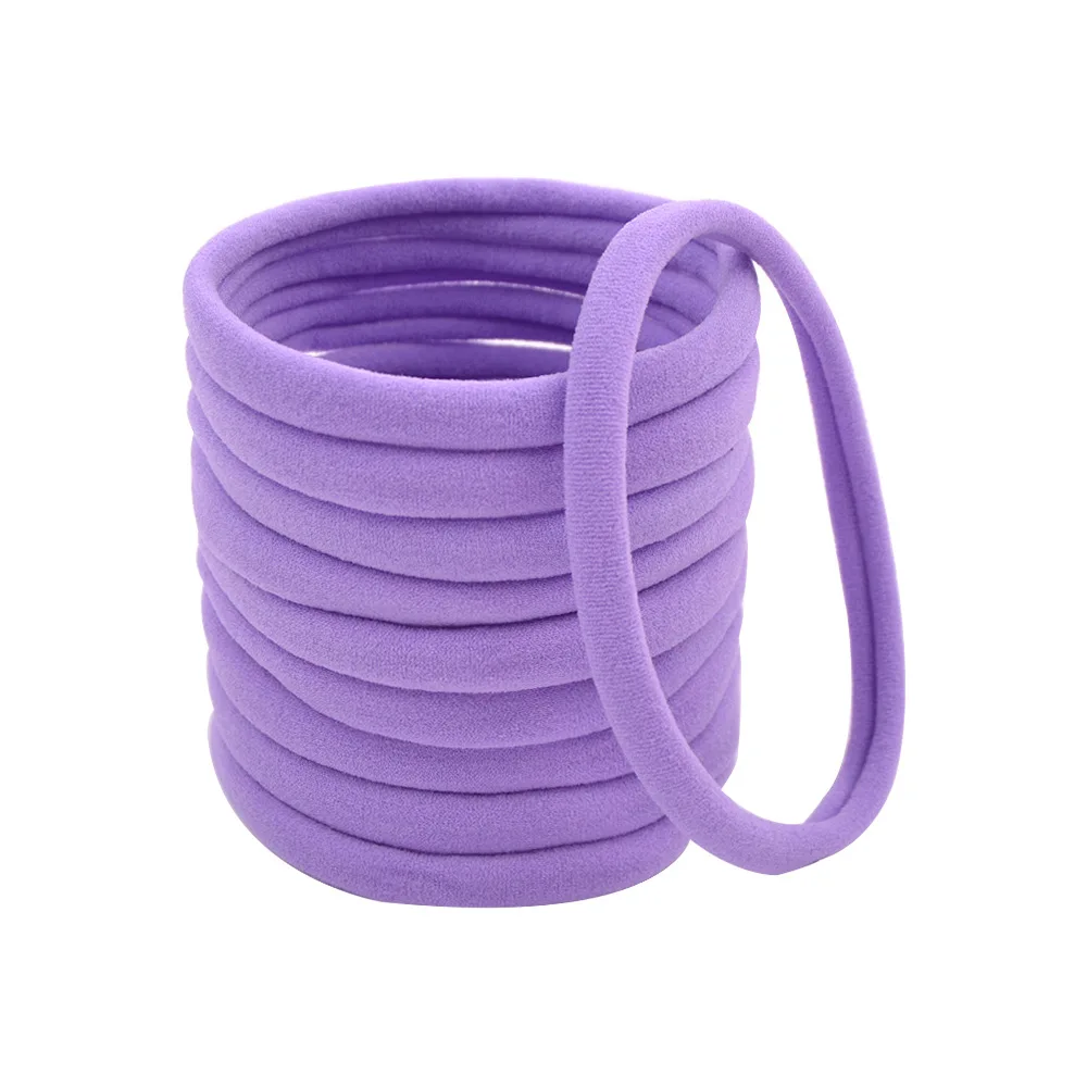 10 шт./лот нейлоновая повязка для маленьких девочек сделай сам аксессуары волос