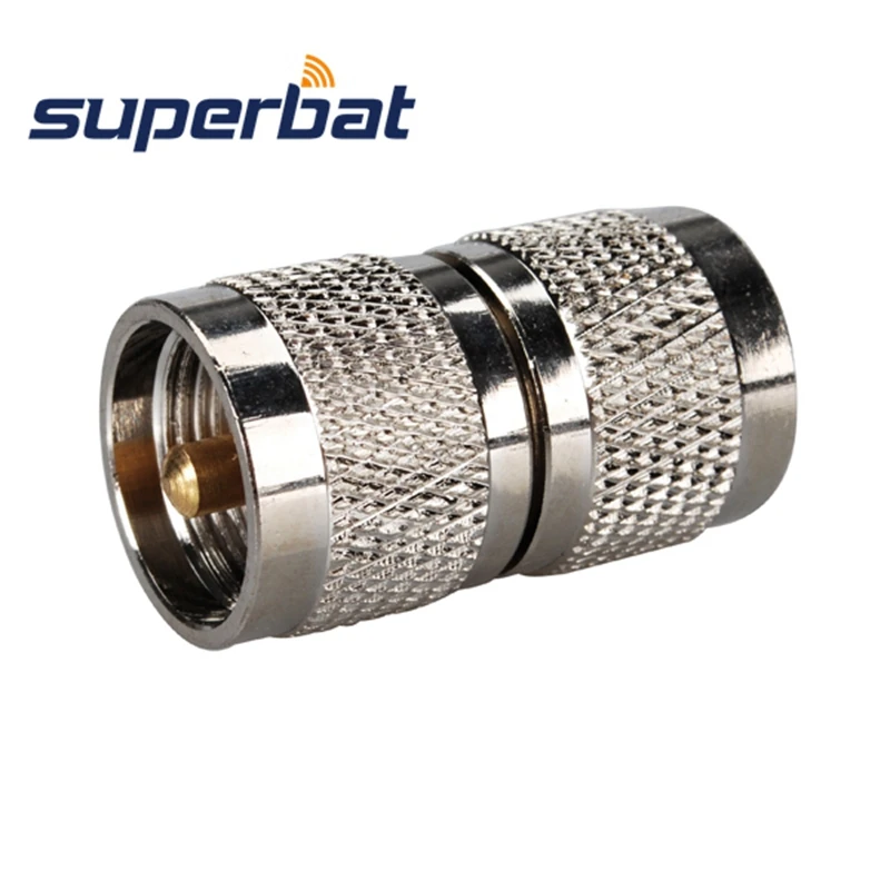 

Superbat 5 pcs UHF Adapter UHF Plug to UHF Male Straight RF Coaxial Connector