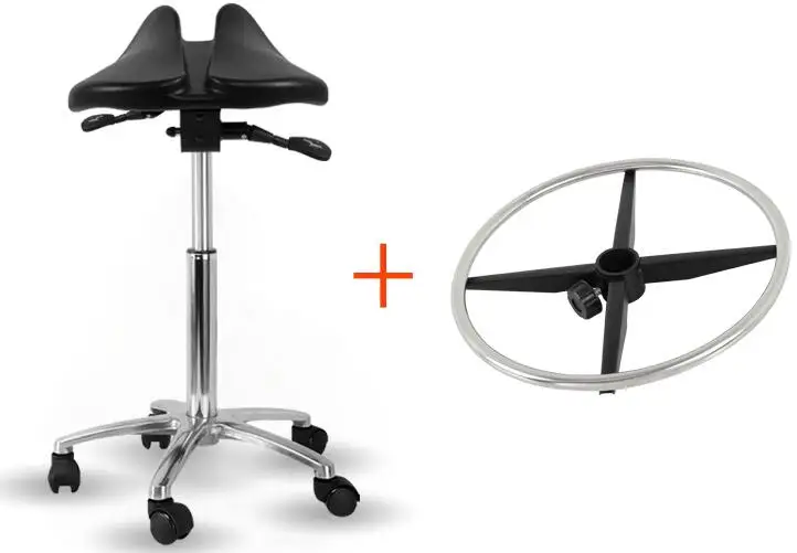 

Ergonomic Swing Saddle Seat Multi function Back Posture Stool with Tilting Seat Saddle Chair For Dental Office Sillas modernas