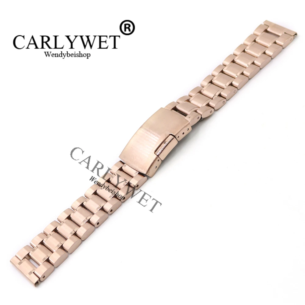CARLYWET 14 16 18 19 20 22 24 26 28 мм серебристые черные двухцветные наручные часы цвета