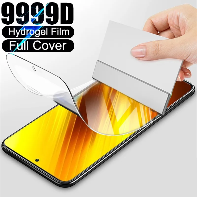 

11D Protective For Xiaomi Poco X3 NFC F1 F2 Pro Hydrogel Film Screen Protector For Mi 10 Lite Mi9 9 SE 9T CC9 CC9E A3 Lite Film