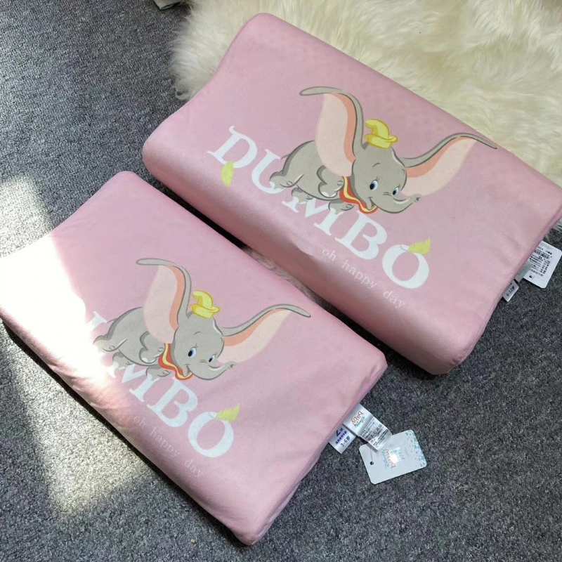 

Disney Cartoon Dumbo Pillows for Baby Stereotype Latex Pillows for Sleeping All Seasons Ventilation Child Pillow for Sleeping