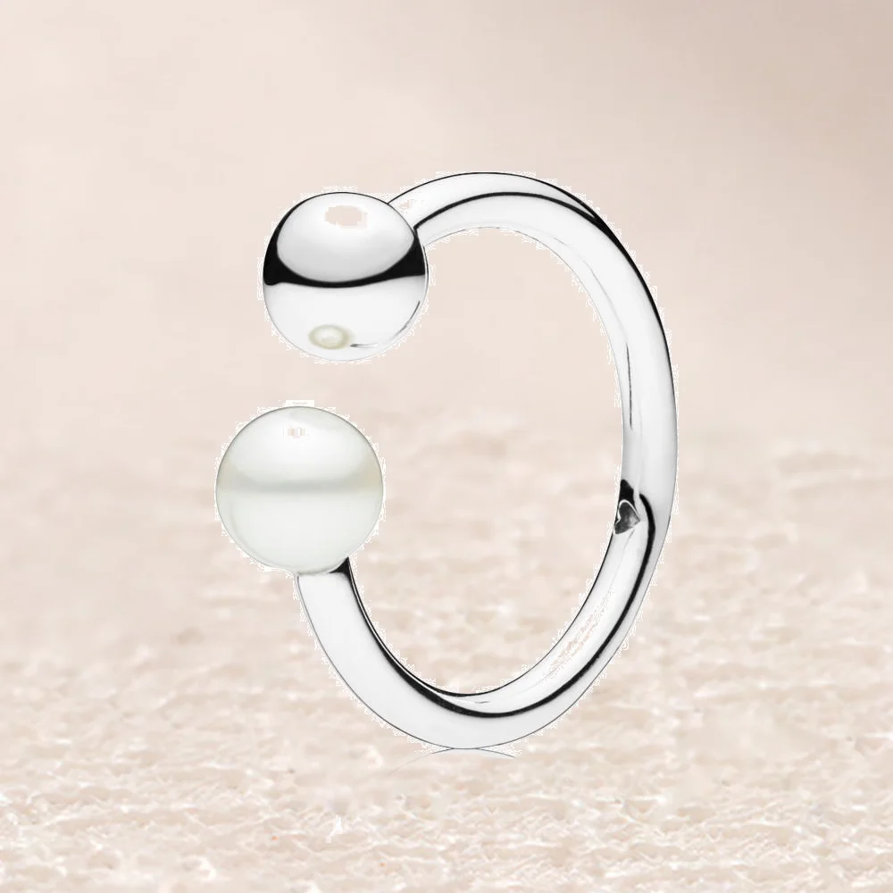

197573P Contemporary Pearl Open Ring