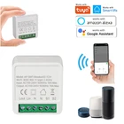 Tuya мини Wifi умный светильник Diy выключатель модуль дистанционное управление с Alexa Google Home умный дом автоматизация