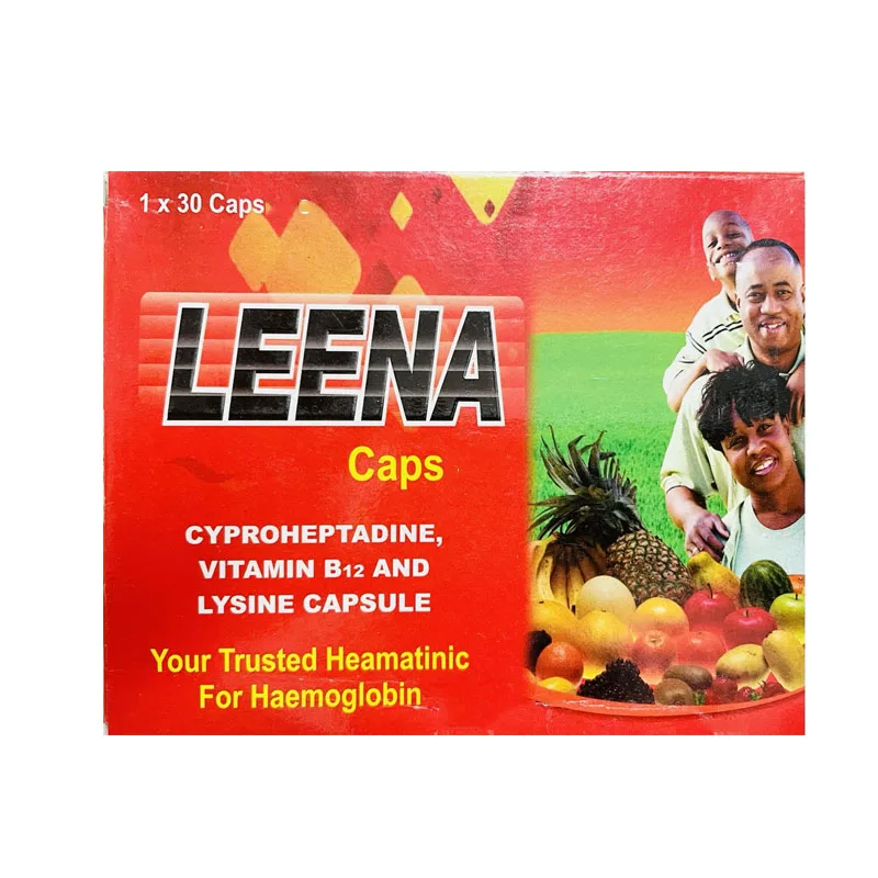

LEENA blood tonic, weight gain 30 caps/box