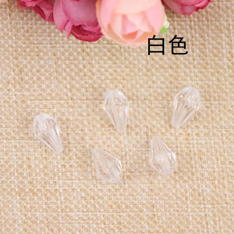 300 шт./лот 13x8 мм Мини Подвеска Алмазная люстра акриловые хрустальные бусины