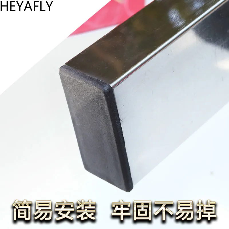 Квадратные трубные заглушки утолщенные Стальные пластиковые уплотнительные