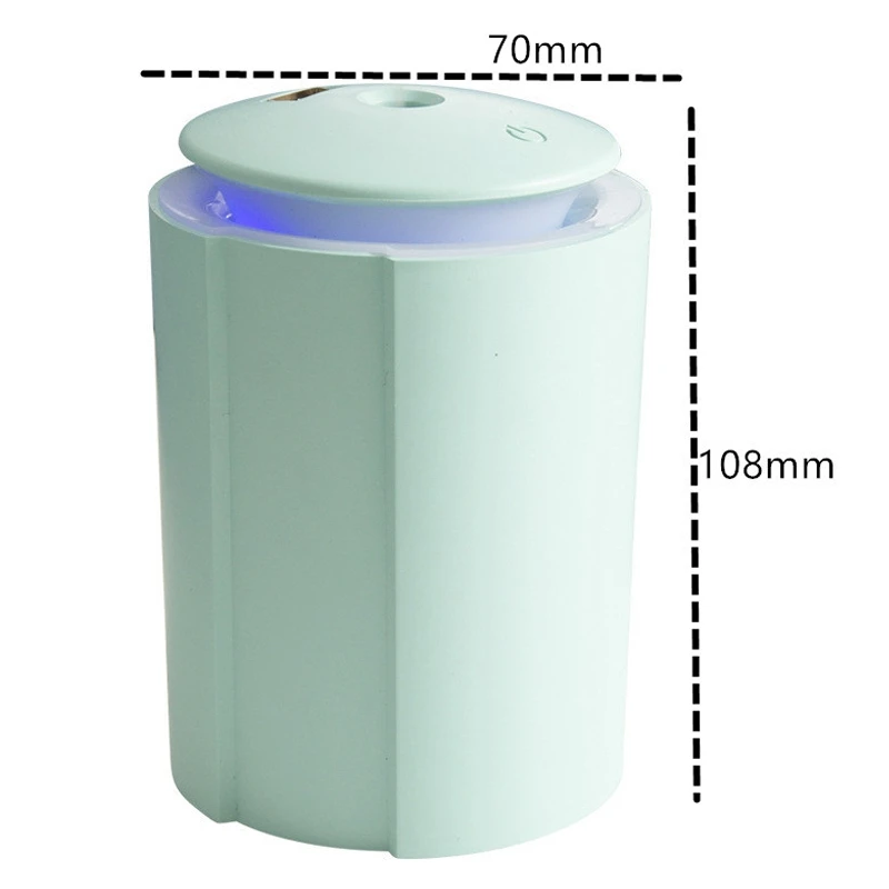 

USB Mini Mute Air Humidifier LED Night Light Office Home Desktop Aroma